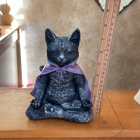 Yoga Namaste Halloween Black Cat - Picture 5 of 9